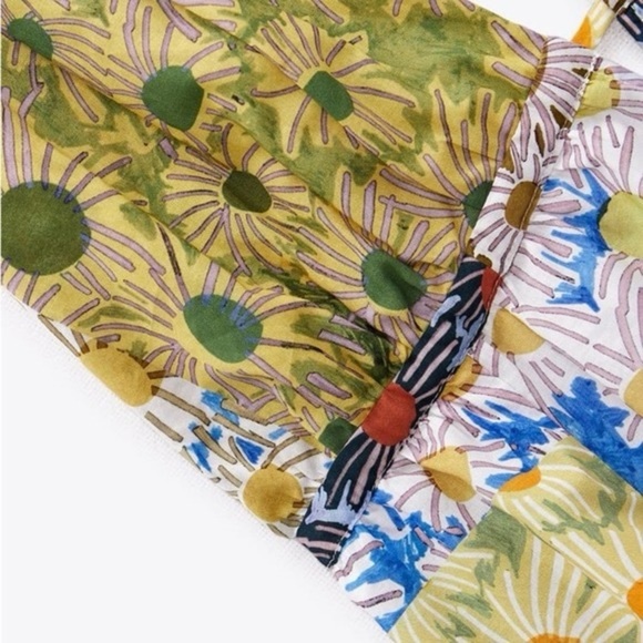 🦋 BLOGGERS FAVORITE 🦋 NWT ZARA PRINTED SHORT DRESS SIZE L VACATION - Picture 13 of 13